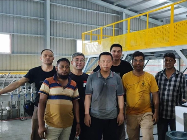 welcome海洋之神最新SSMS生产线开始在客户车间安装